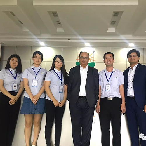 Welcome Indian customers to visit our company for inspection