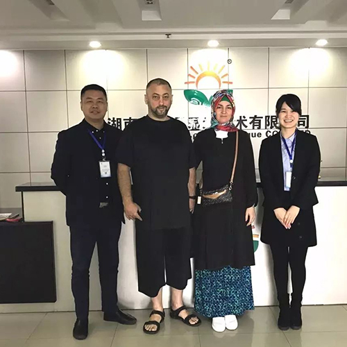 Welcome customers from Türkiye to visit our company