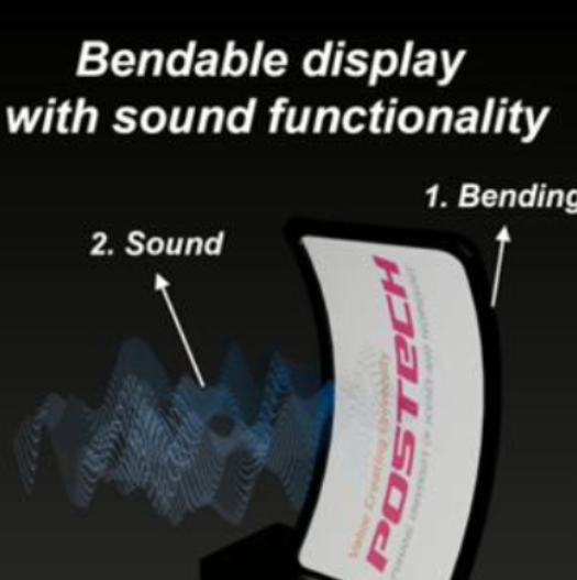 Researchers Build a Shape-Morphing OLED Panel with Built-In Speaker