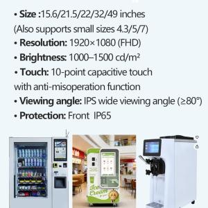 Application and Parameter Requirements of LCDs for Export‑Oriented Self‑Service Ice Cream Vending Machines