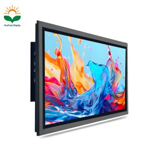 Wall Embedded Touch Monitor 13.3 Inch Android 14 System 4K HDMI-display Panel Support Rotatable 180 Degrees